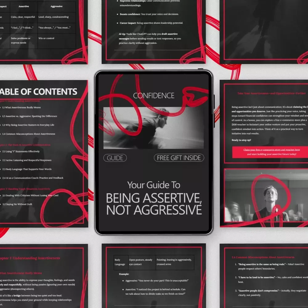 Your Guide to Being Assertive, Not Aggressive – A Practical Communication Guide on How to Be Assertive, Not Aggressive