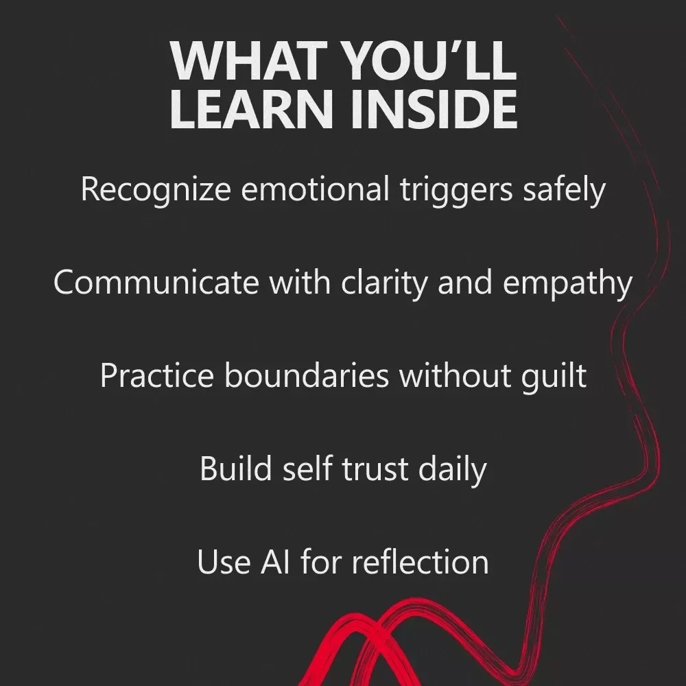 How to Build Emotional Safety Using AI – Practical eBook Guide for Self-Trust, Communication Skills, and Modern Emotional Intelligence