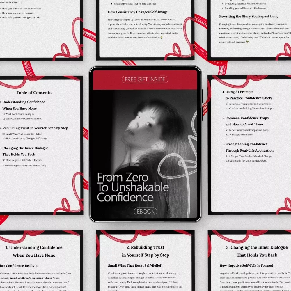 From Zero to Unshakable Confidence – Practical eBook Guide on How to Build Confidence From Zero, Self-Trust, Inner Dialogue & Real-Life Growth