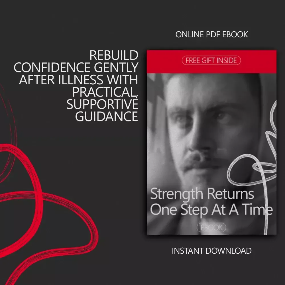 Strength Returns One Step at a Time — eBook Guide on how to build confidence after illness, Gentle Recovery, Emotional Healing & Self-Trust