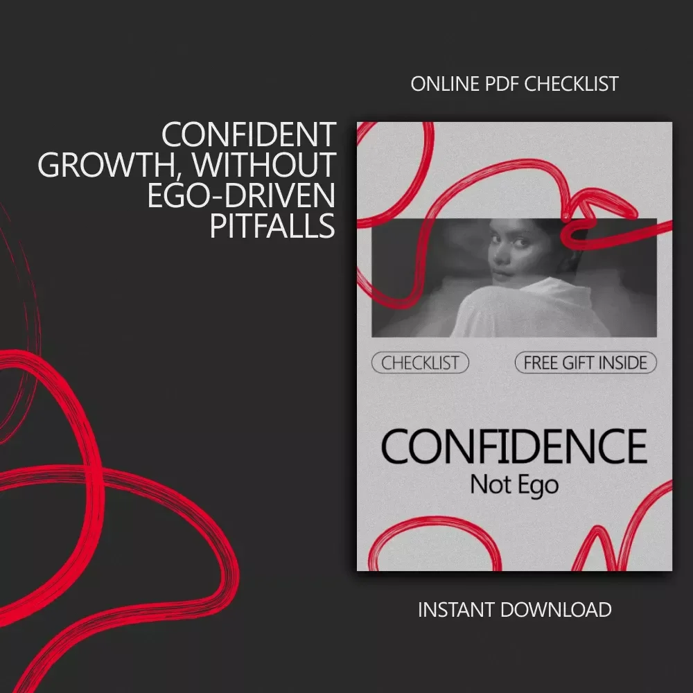 Confidence, Not Ego – Checklist to Understand Confidence vs Ego Explained Simply | Daily Builders, Ego Traps, AI Tips & Quick Test