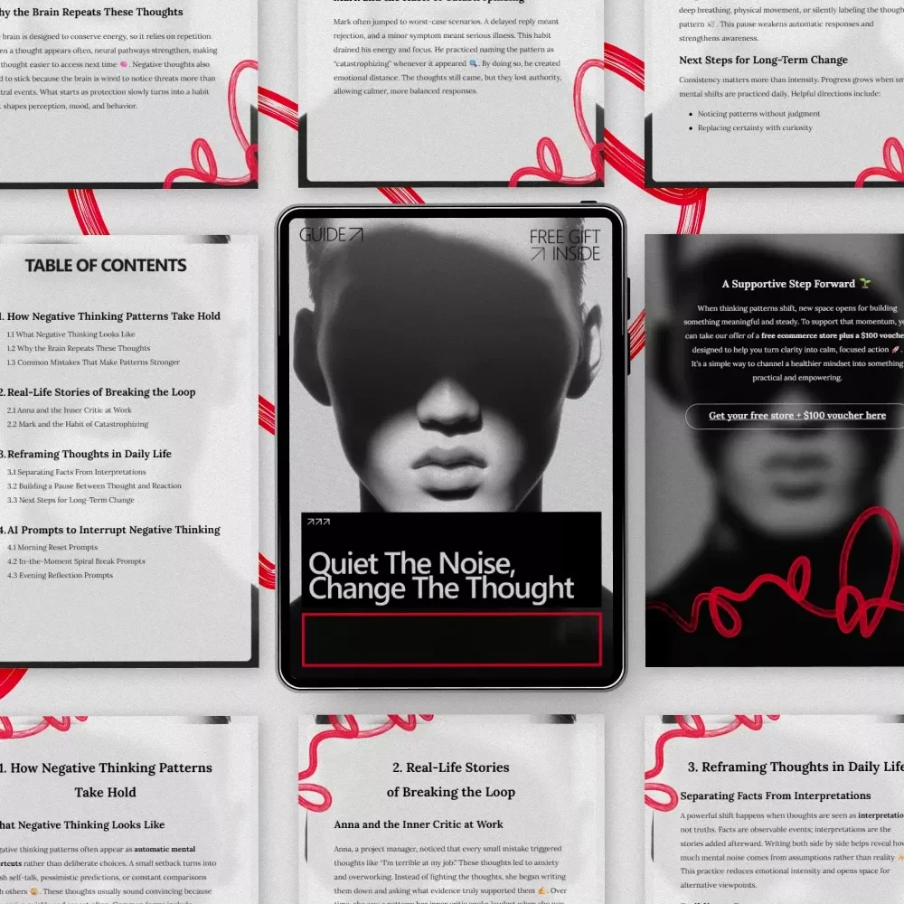 Quiet the Noise, Change the Thought – A Practical Guide for How to Stop Negative Thinking Patterns and Rewire Your Mindset