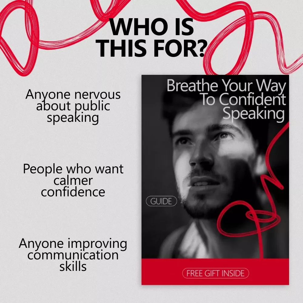 Breathe Your Way to Confident Speaking – Practical Guide with Breathing Exercises for Public Speaking Anxiety, Stress-Relief Techniques, and Confidence-Building Routines for Speakers