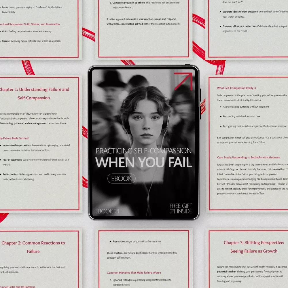 Practicing Self-Compassion When You Fail | Gentle Growth Guide for Healing, Resilience & Self Compassion When You Fail eBook