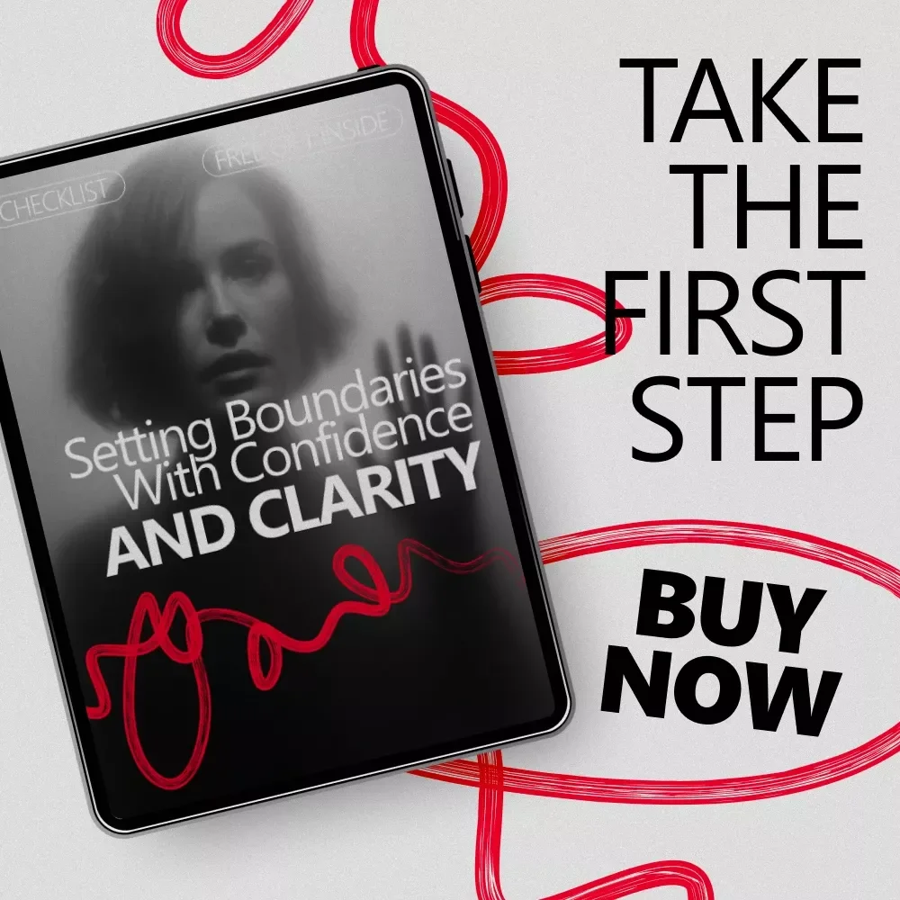 Setting Boundaries With Confidence and Clarity Checklist | How to Tell Someone They Are Crossing a Line | Assertive Communication & Personal Growth Guide