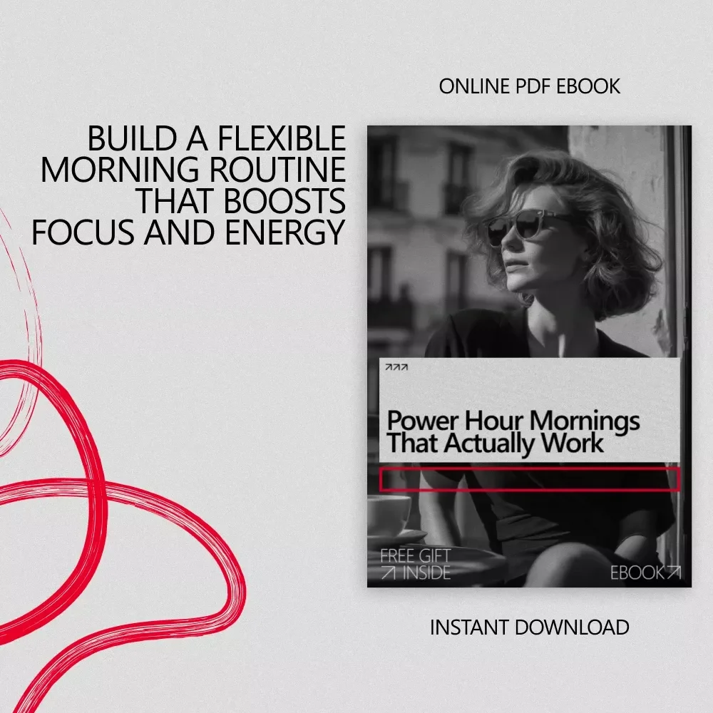Power Hour Mornings That Actually Work – A Practical eBook Guide on How to Create a Power Hour Morning Routine for Focus, Energy, and Daily Success