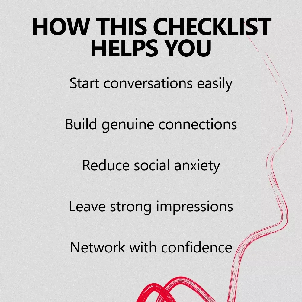 The Effortless Networker Checklist – How to Make Small Talk at Networking Events with Confidence