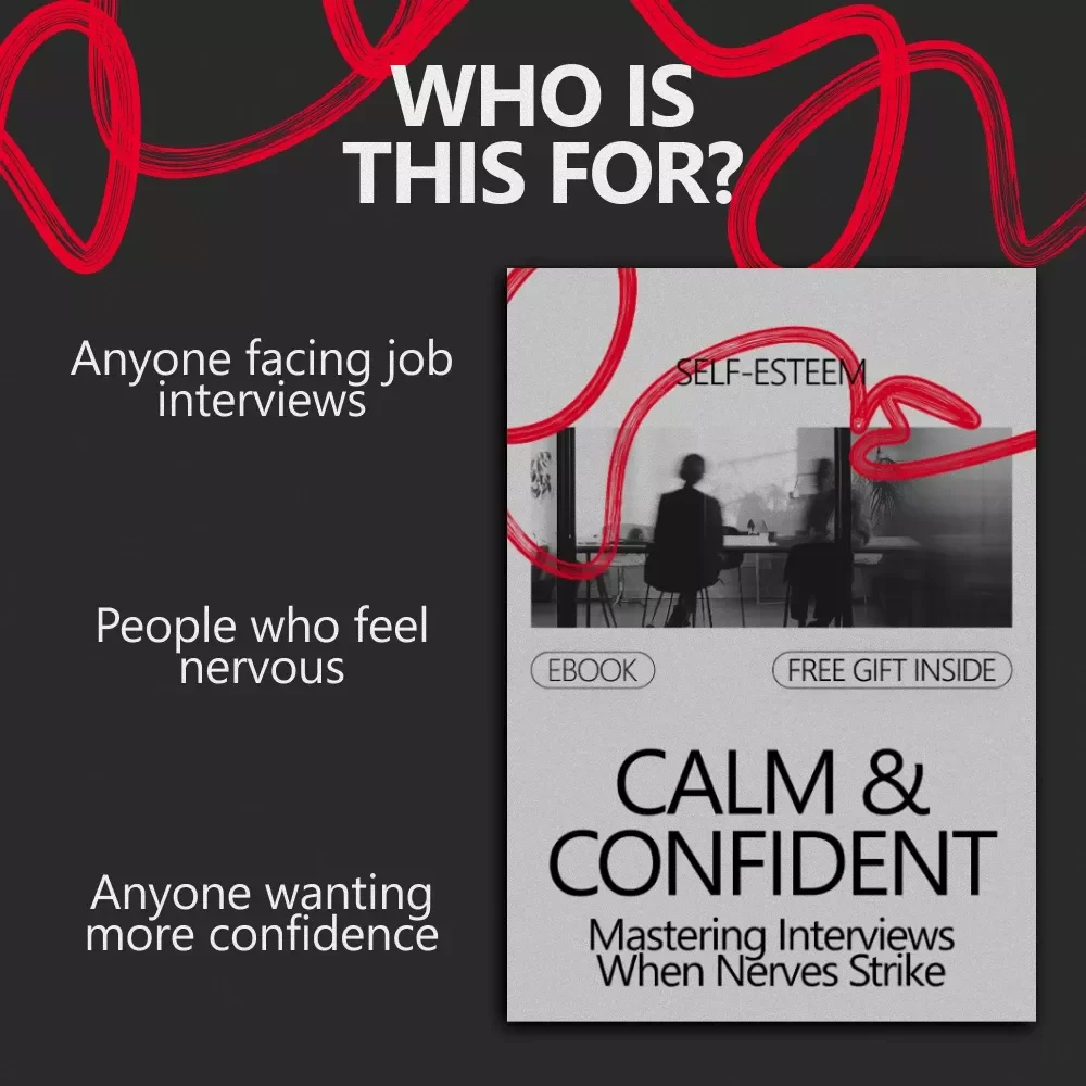 Calm & Confident: Mastering Interviews When Nerves Strike | How to Prepare for an Interview When You're Nervous eBook Guide