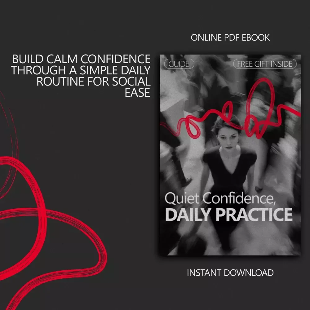 Quiet Confidence, Daily Practice – A Gentle Routine for Overcoming Social Anxiety | Digital Guide for Daily Calm & Self-Assurance