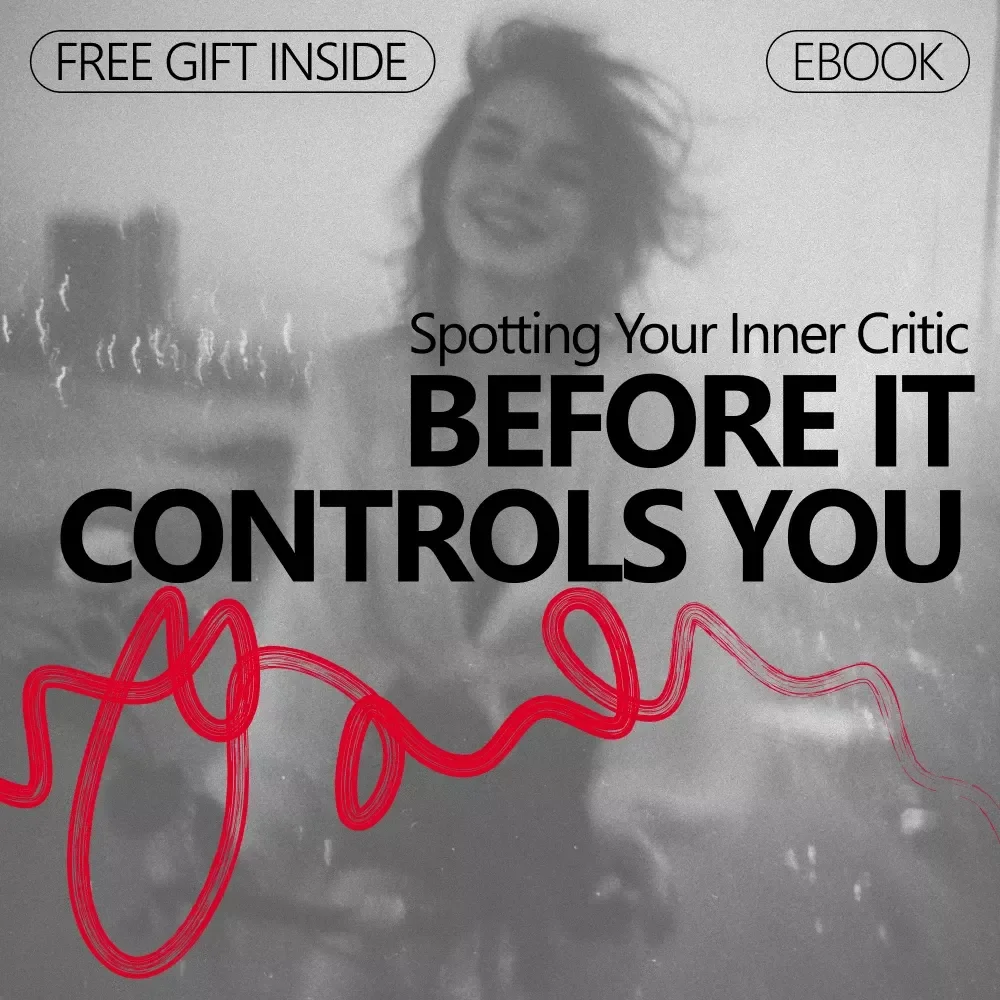 Spotting Your Inner Critic Before It Controls You | Ebook Guide on How to Recognize Inner Critic Thoughts, Self-Awareness & Mindset Reset