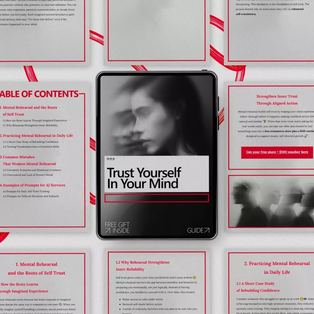Trust Yourself in Your Mind: A Mental Rehearsal Guide for Building Self Trust