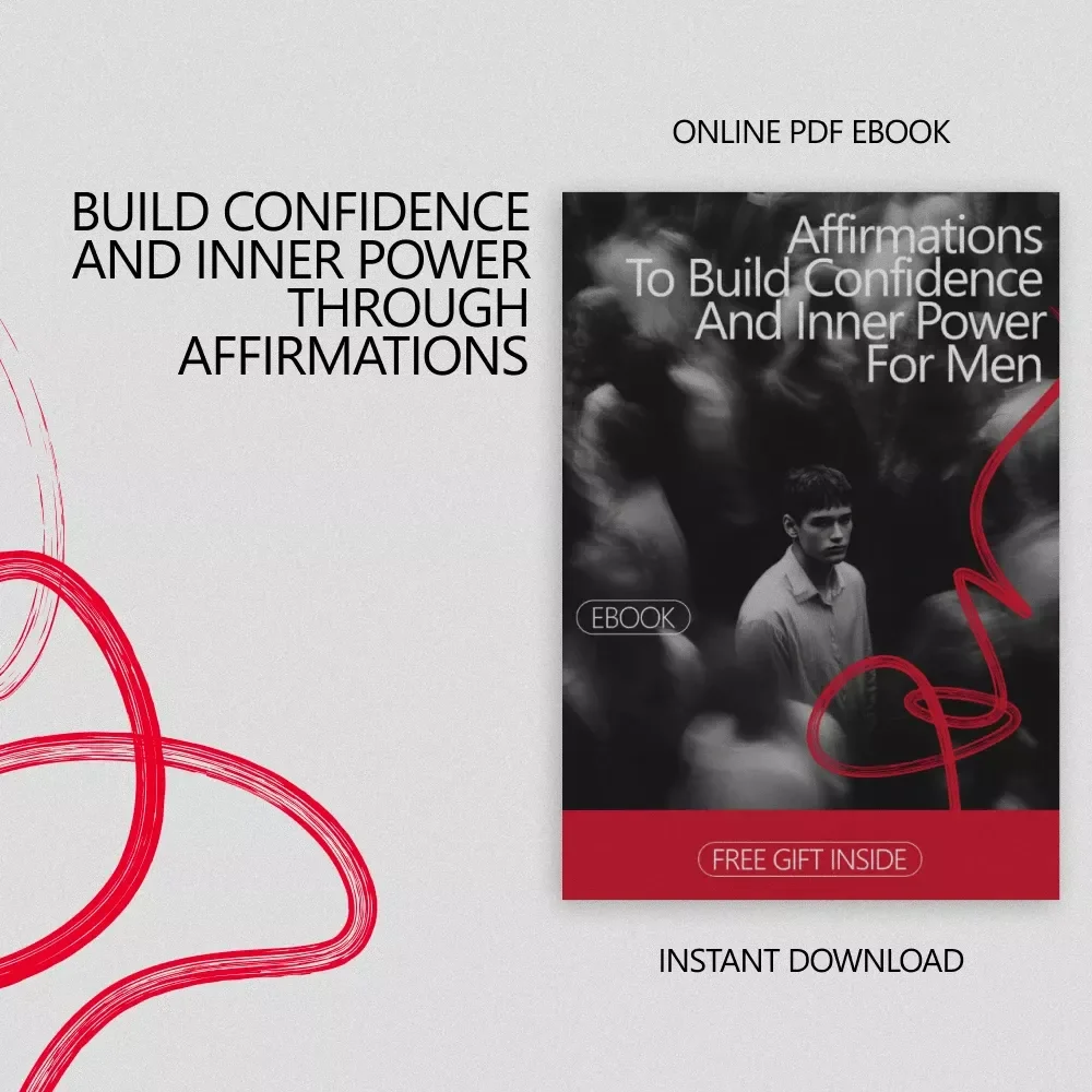 Affirmations to Build Confidence and Inner Power for Men | Confidence Mindset Guide, Self-Belief Workbook, affirmations for men's confidence eBook