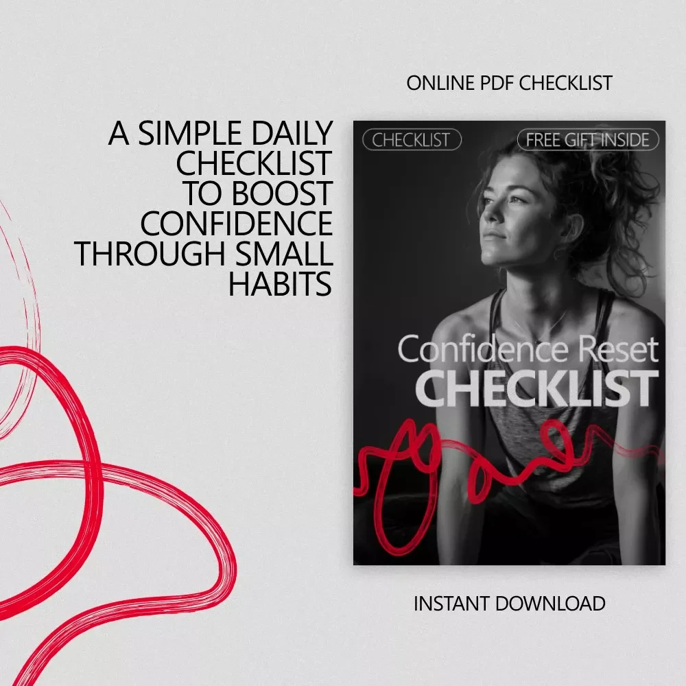 Confidence Reset Checklist – Simple Self Care Routine for Confidence | Daily Mindset, Body & Mental Reset Guide (Digital Download)