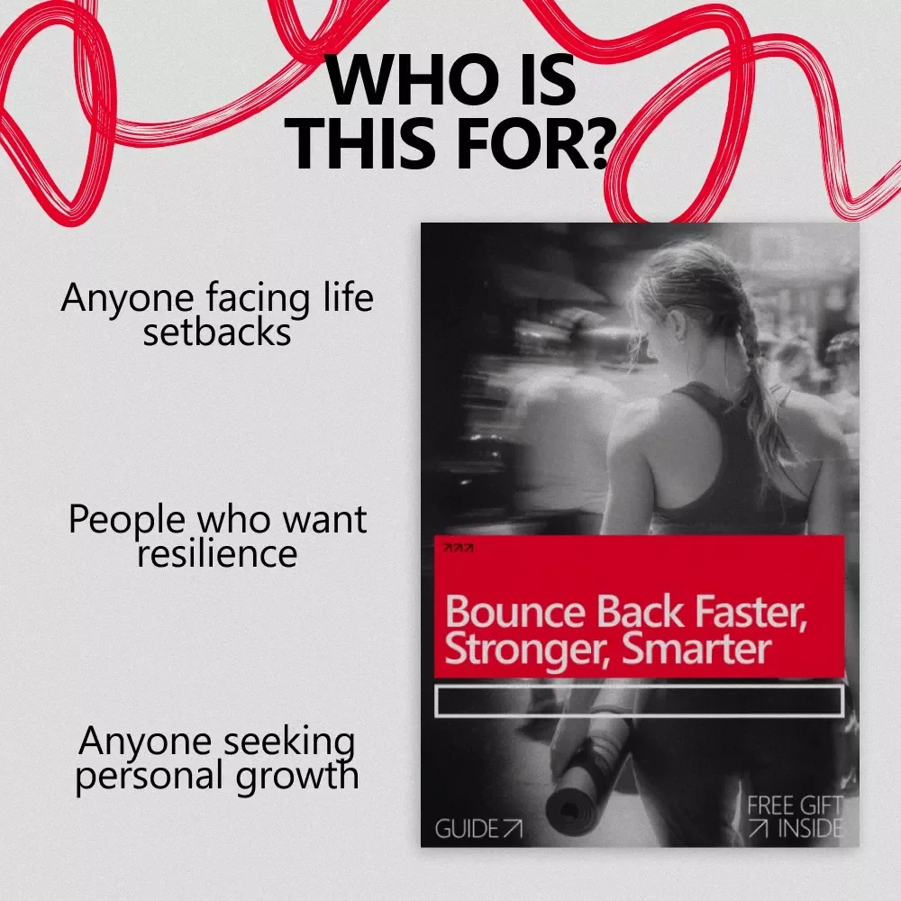 Bounce Back Faster, Stronger, Smarter Guide – How to Bounce Back from Setbacks Faster eBook, Digital Download for Personal Growth & Resilience