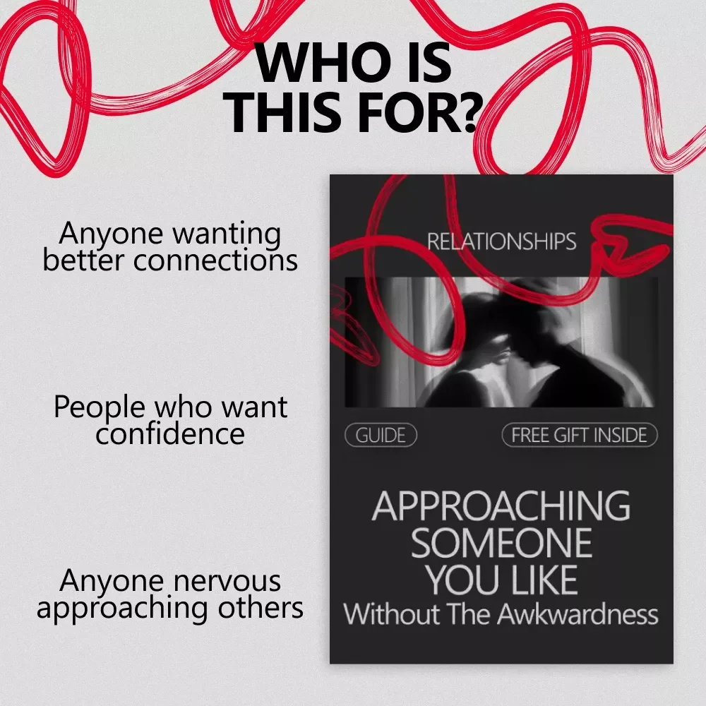 Approaching Someone You Like Without the Awkwardness | Confidence Guide on how to approach someone you like without being awkward | Digital Download