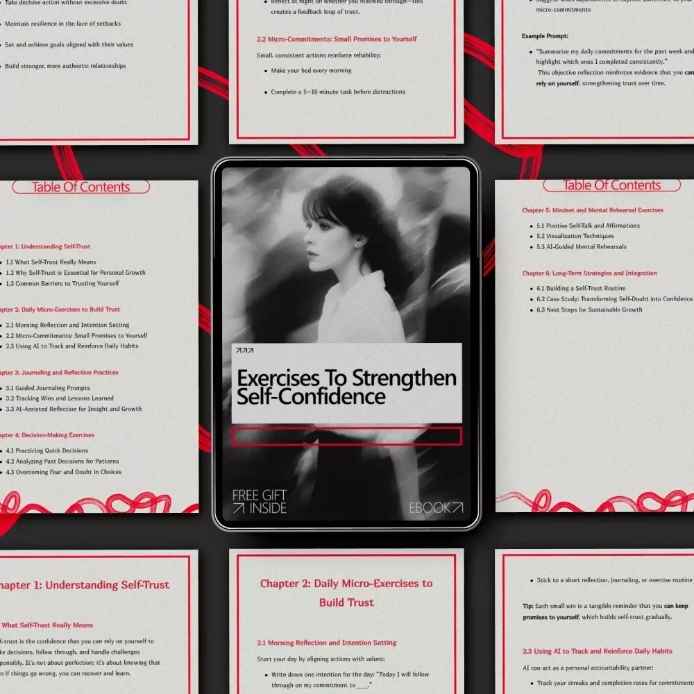 Exercises to Strengthen Self-Confidence – Self Trust Exercises eBook for Building Inner Confidence, Daily Habits, and Stronger Decision-Making