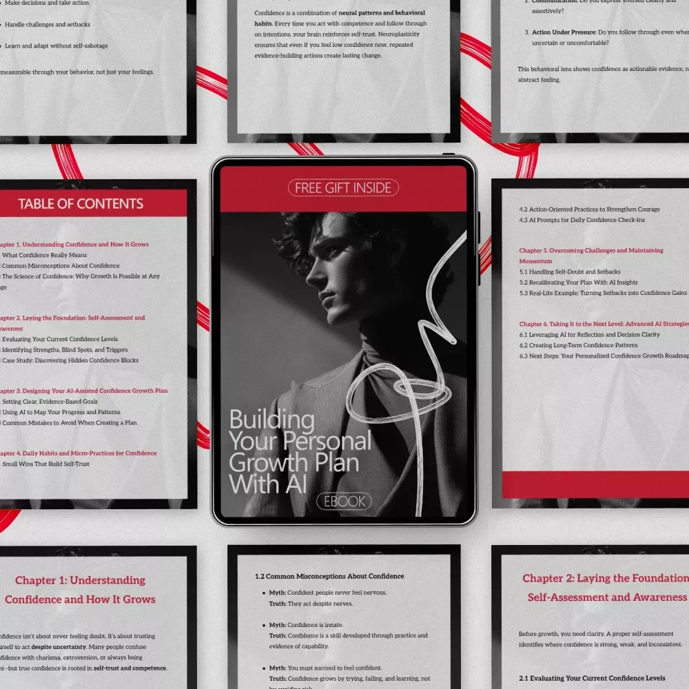 Building Your Personal Growth Plan with AI – Ebook for Confidence Growth Plan with AI Assistance, Self-Development Guide, Digital Download