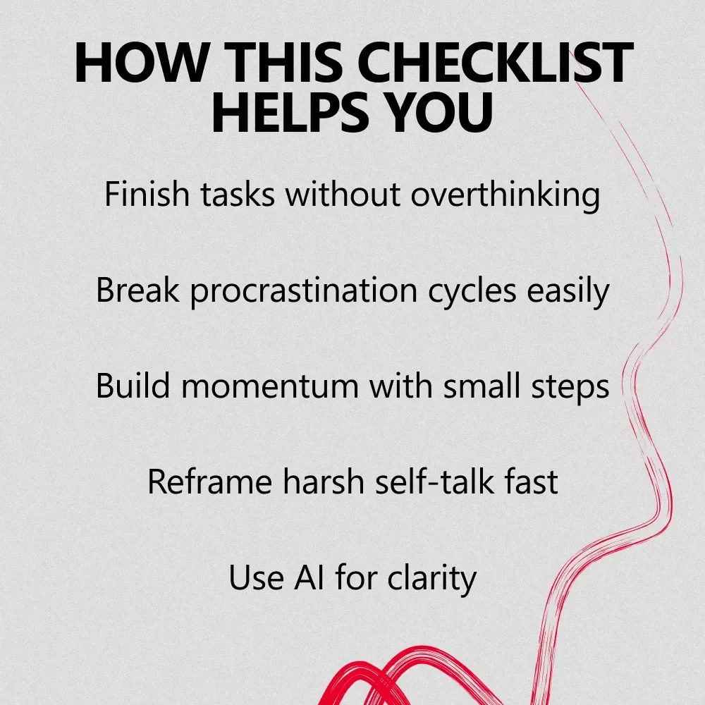 Trigger Detective – A Smart Perfectionism Checklist with AI Insights | AI that Identifies Your Perfectionist Triggers for Focus, Confidence & Fast Action