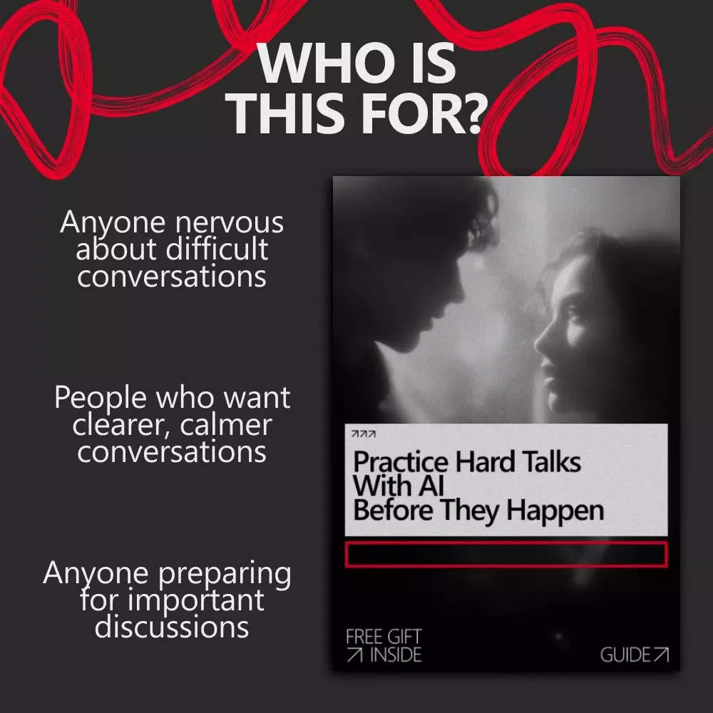 Practice Hard Talks With AI Before They Happen | AI That Helps You Rehearse Difficult Conversations | Digital Ebook Guide for Confident Communication