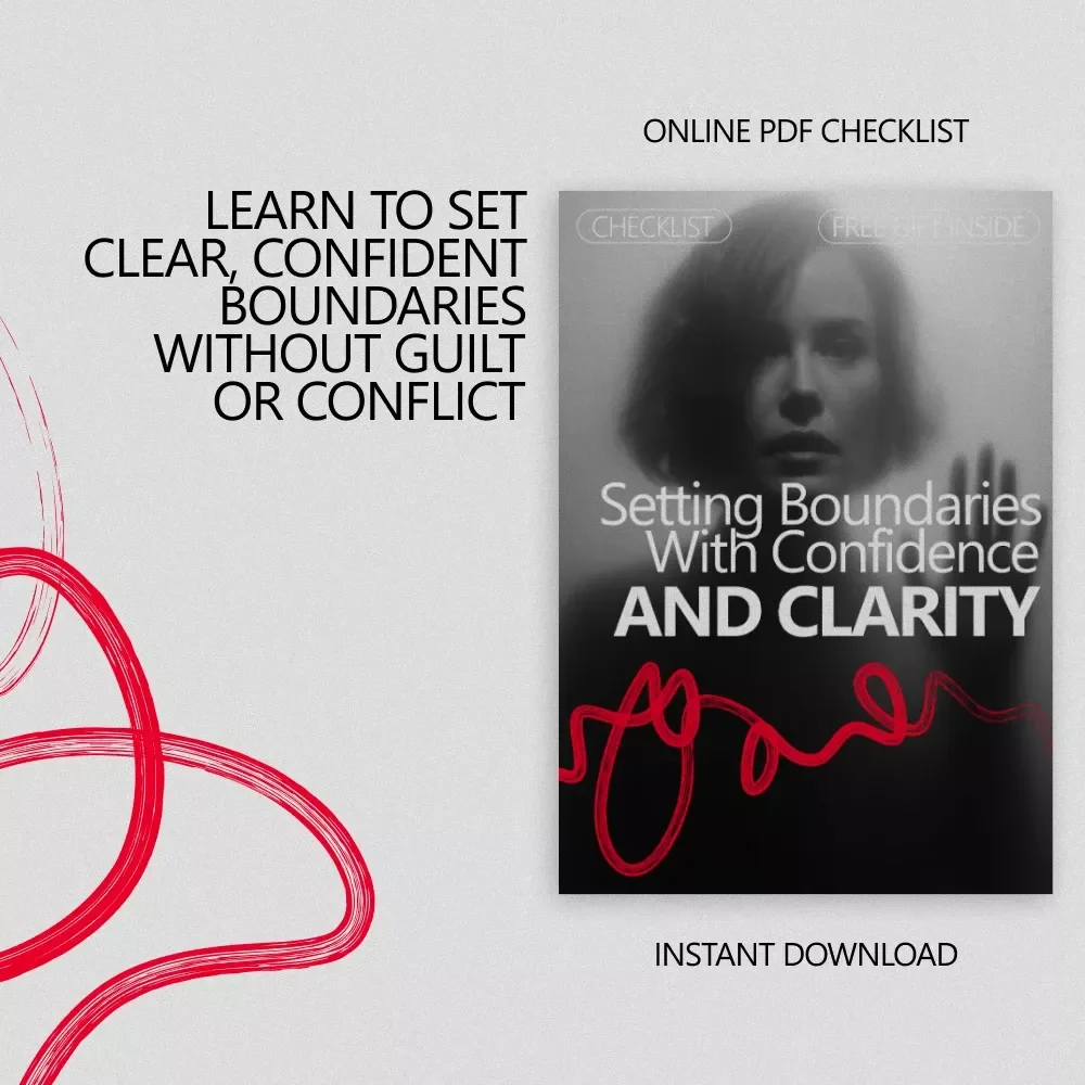 Setting Boundaries With Confidence and Clarity Checklist | How to Tell Someone They Are Crossing a Line | Assertive Communication & Personal Growth Guide