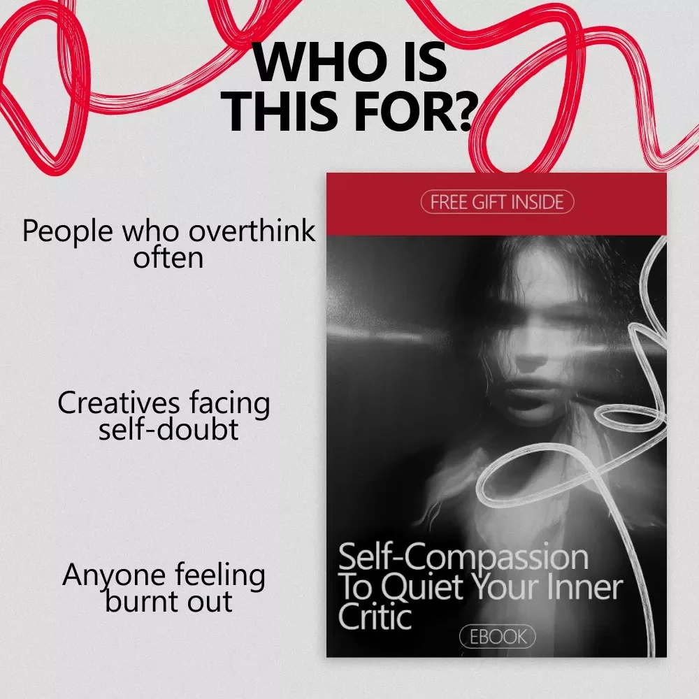 Self-Compassion to Quiet Your Inner Critic Ebook | Self compassion to quiet the inner critic Guide for Healing Self-Talk, Mindfulness & Emotional Growth