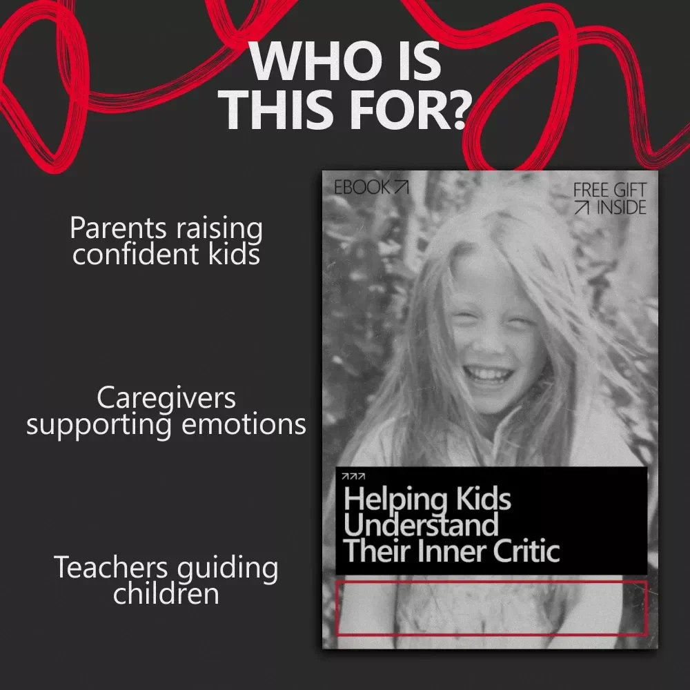 Helping Kids Understand Their Inner Critic – A Gentle, Kid-Friendly Ebook for Parents, Teachers & Therapists | how to explain inner critic to kids