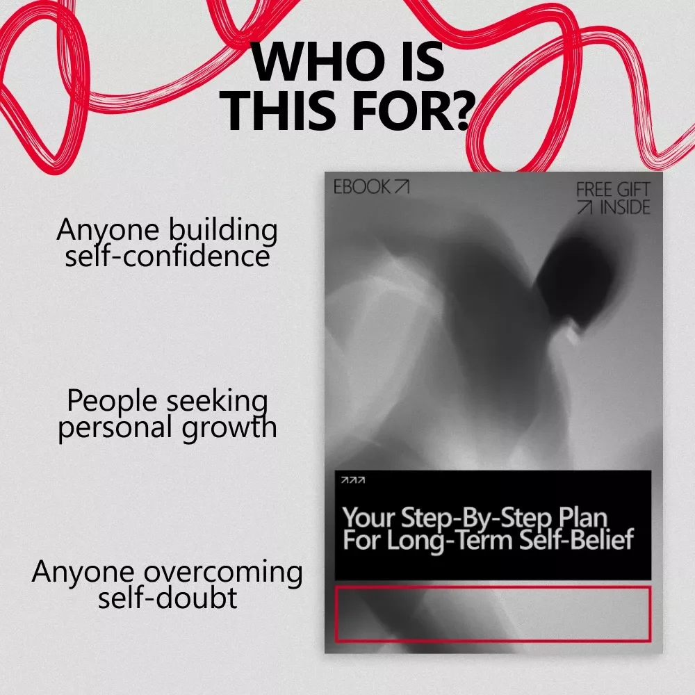 Your Step-by-Step Plan for Long-Term Self-Belief | Digital Ebook Guide for a Proven Long-Term Confidence Building Plan