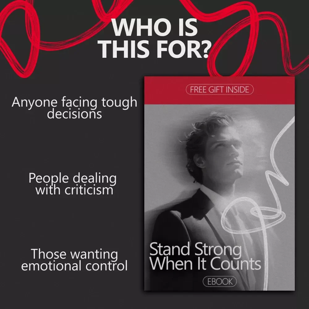 Stand Strong When It Counts – A Practical Guide on how to be tough in difficult situations, Build Mental Strength, Set Boundaries & Stay Resilient Under Pressure (Digital eBook)