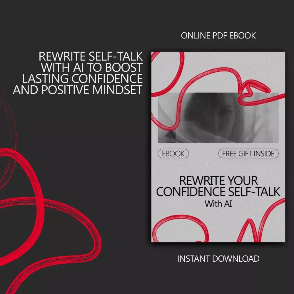 Rewrite Your Confidence Self-Talk With AI - eBook to Boost Confidence Using AI-Powered Techniques