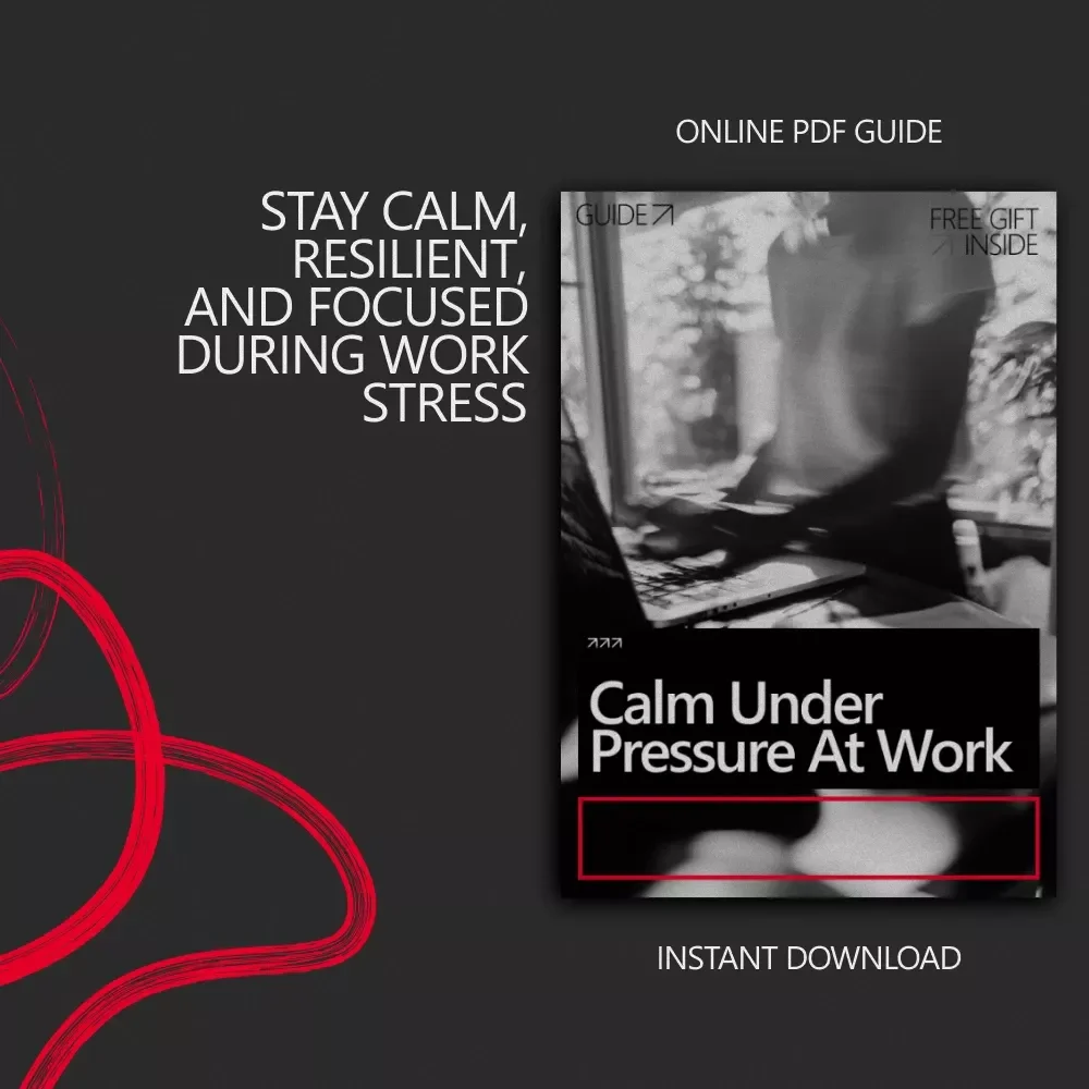 Calm Under Pressure at Work: Stress Resilience Techniques for Work Guide, Daily Micro-Resets, Emotional Regulation, and AI Prompt Examples