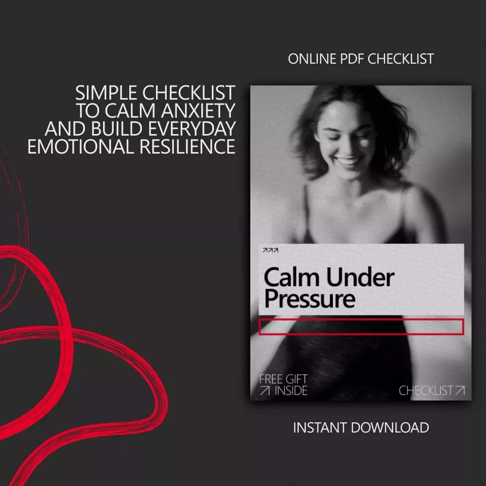 Calm Under Pressure – Resilience Exercises for Anxiety Checklist | Instant Digital Download for Stress Relief & Emotional Strength