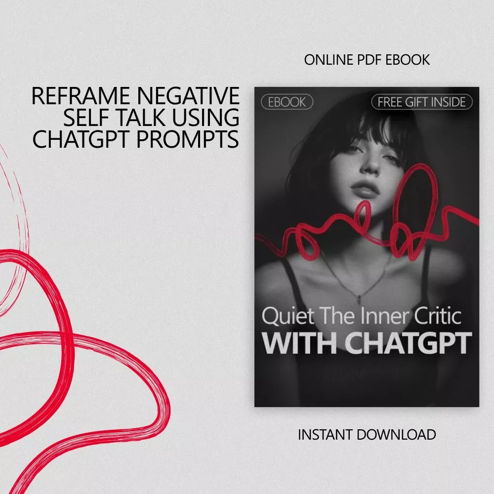 Quiet the Inner Critic With ChatGPT – A Practical eBook for Using ChatGPT to Challenge Your Negative Self Talk, Reframe Thoughts, and Build Healthier Inner Dialogue