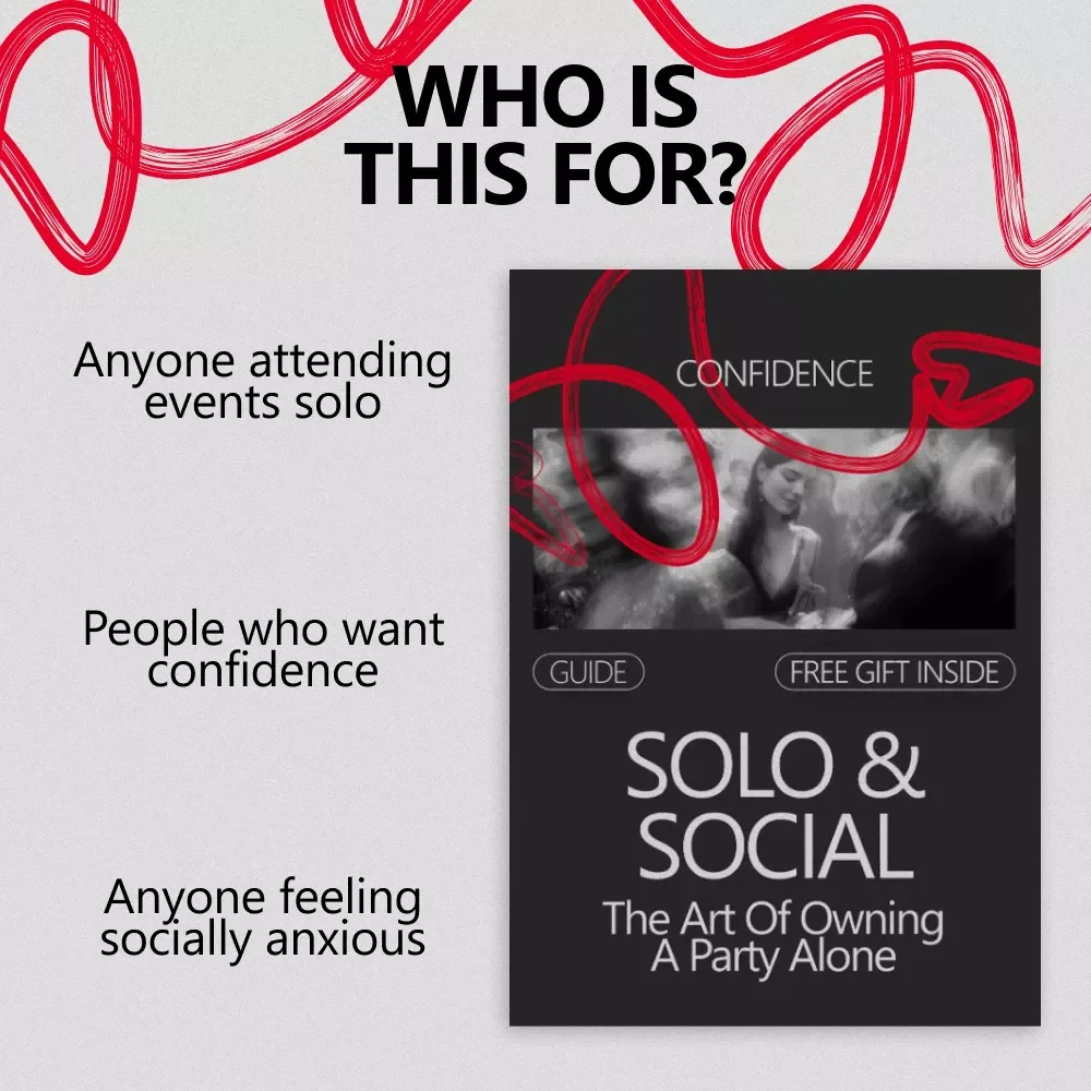 Solo & Social: The Art of Owning a Party Alone | Confidence Guide on How to Be Confident at a Party Alone