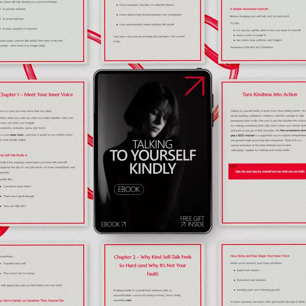 Talking to Yourself Kindly – A Gentle eBook Guide on How to Talk to Yourself Kindly for Confidence, Calm, and Self-Compassion