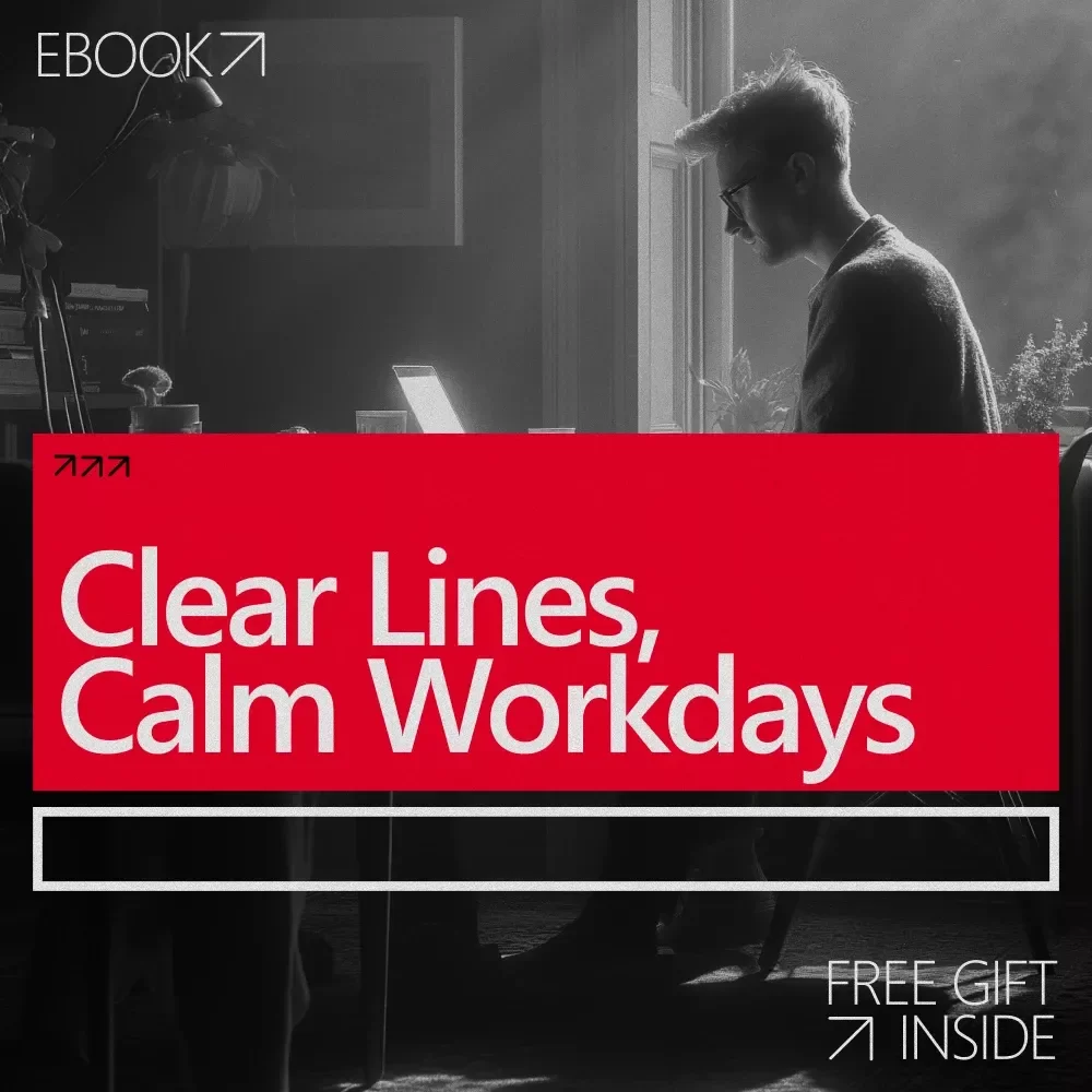 Clear Lines, Calm Workdays: A Practical Ebook on How to Set Boundaries When Working From Home for Focus, Balance, and Peace