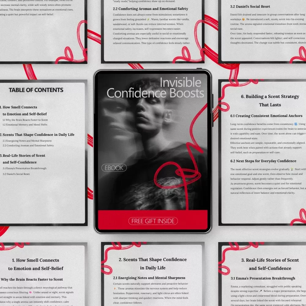 Invisible Confidence Boosts – Ebook Guide on How Smells Affect Your Confidence and Mood | Scent, Emotion & Self-Belief