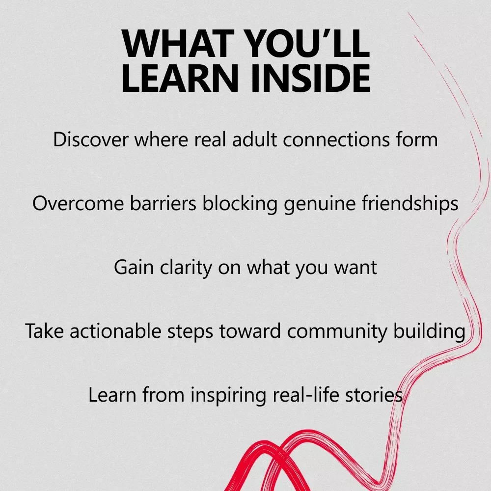 Finding Your People, Finally: The Ultimate Guide on How to Find Your Tribe as an Adult – Digital Download, eBook, Checklist for Building Meaningful Connections