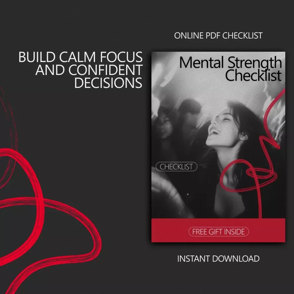 Mental Strength Checklist – Signs of Mental Strength Guide for Resilience, Focus, Emotional Control & Confident Decision-Making | Printable & Digital Download