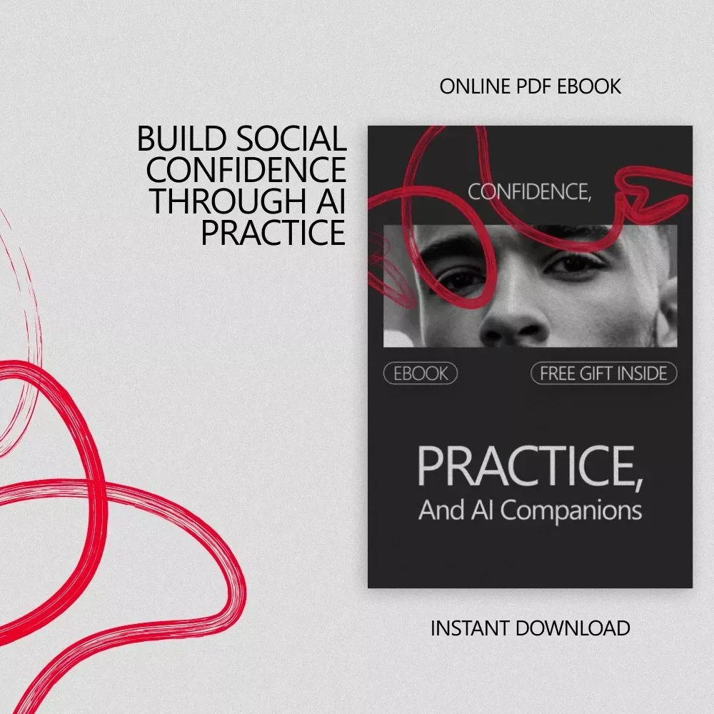 Confidence, Practice, and AI Companions – Ebook Guide to Using an ai companion for building social confidence, Low-Pressure Conversation Practice & Real-Life Growth