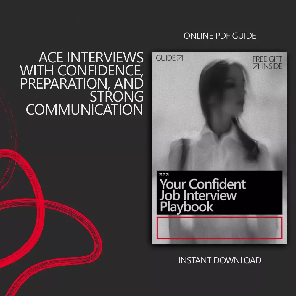 Your Confident Job Interview Playbook – Ultimate Guide on How to Be Confident in a Job Interview, Ace Interviews, Build Confidence, Answer Questions, and Land Your Dream Job