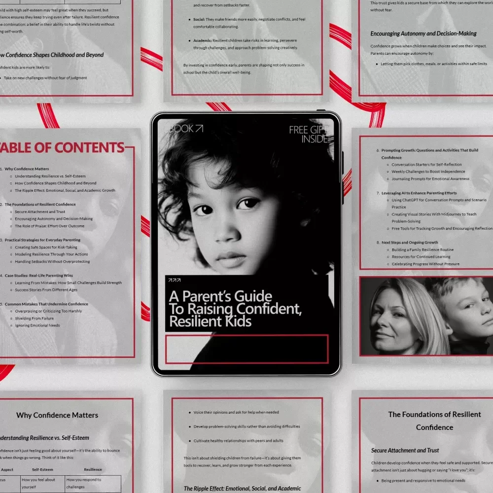 A Parent’s Guide to Raising Confident, Resilient Kids – Practical Parenting eBook on How Parents Build Resilient Confidence in Kids, Emotional Growth, Independence & Family Connection