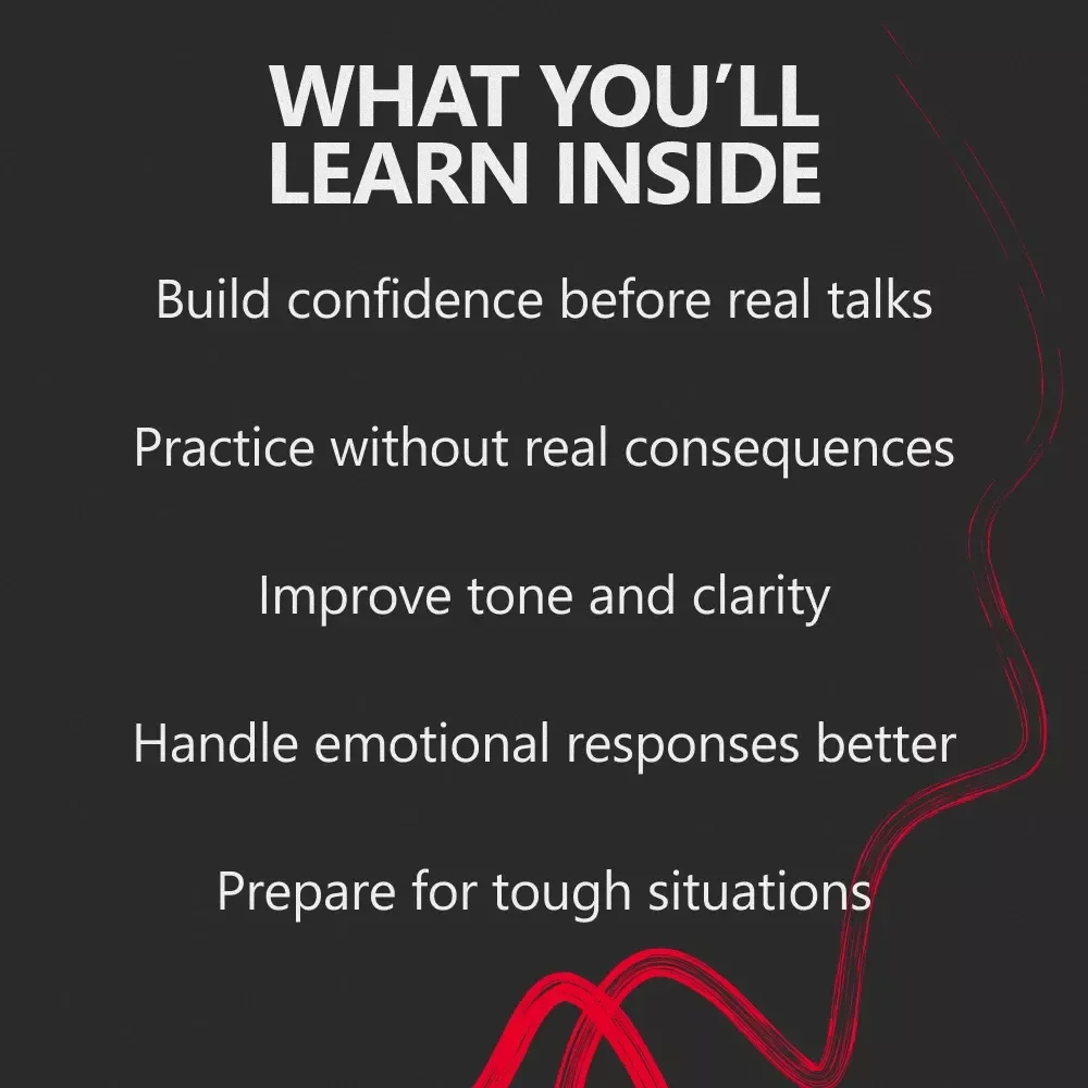 Practice Hard Talks With AI Before They Happen | AI That Helps You Rehearse Difficult Conversations | Digital Ebook Guide for Confident Communication