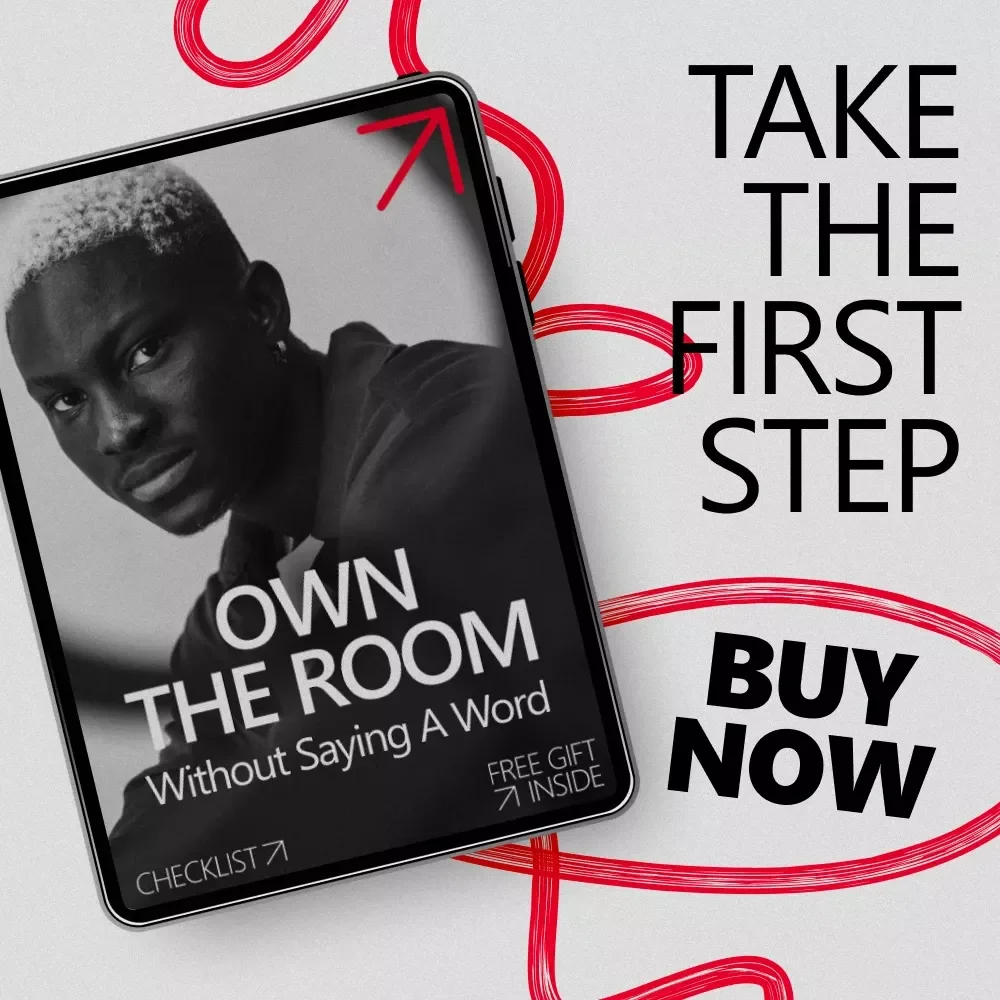 Own the Room Without Saying a Word – Confidence Body Language Checklist | How to Take Up Space Confidently | Digital Download for Presence & Poise