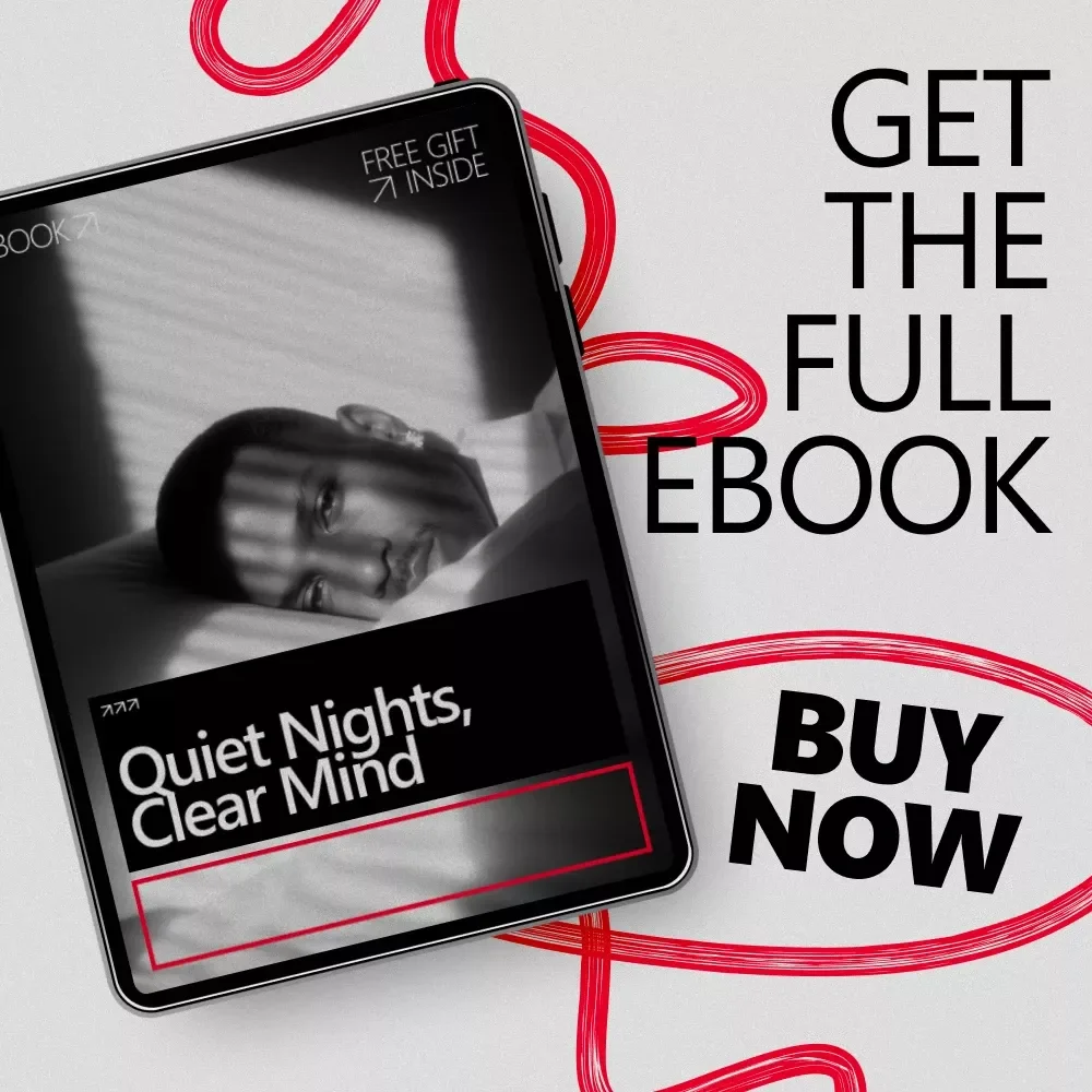 Quiet Nights, Clear Mind: A Bedtime Routine to Stop Overthinking eBook for Calming Your Mind, Reducing Nighttime Anxiety, and Achieving Restful Sleep
