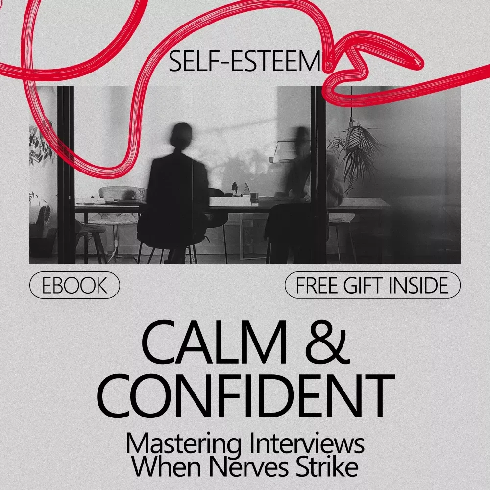Calm & Confident: Mastering Interviews When Nerves Strike | How to Prepare for an Interview When You're Nervous eBook Guide