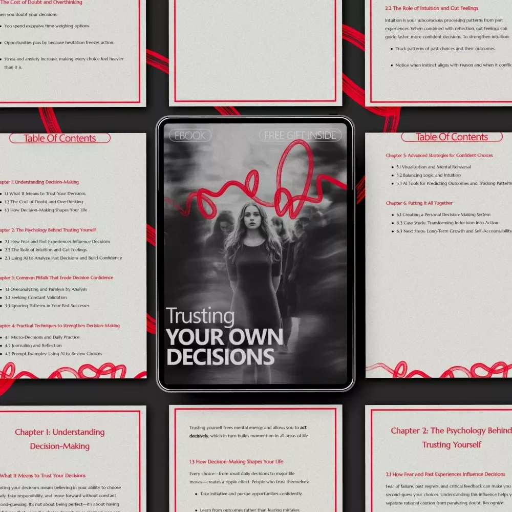Trusting Your Own Decisions Ebook | How to Trust Your Own Decisions with Confidence, Clarity & Self-Belief