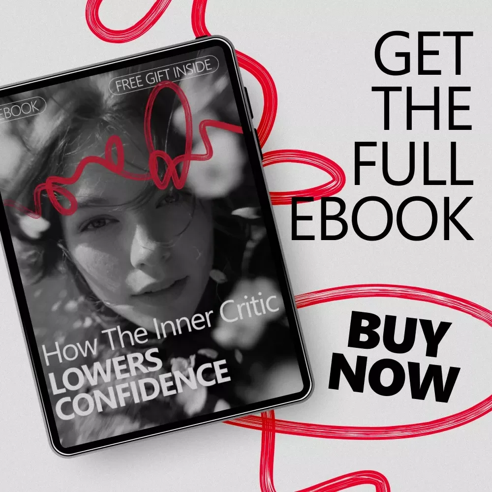 How the Inner Critic Lowers Confidence – Psychology-Based Ebook on how inner critic affects confidence, Self-Talk Awareness & Confidence Rebuilding Guide