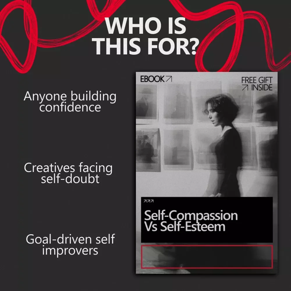 Self-Compassion vs Self-Esteem | Practical Ebook Guide to Emotional Resilience, Confidence & Growth | self compassion vs self esteem