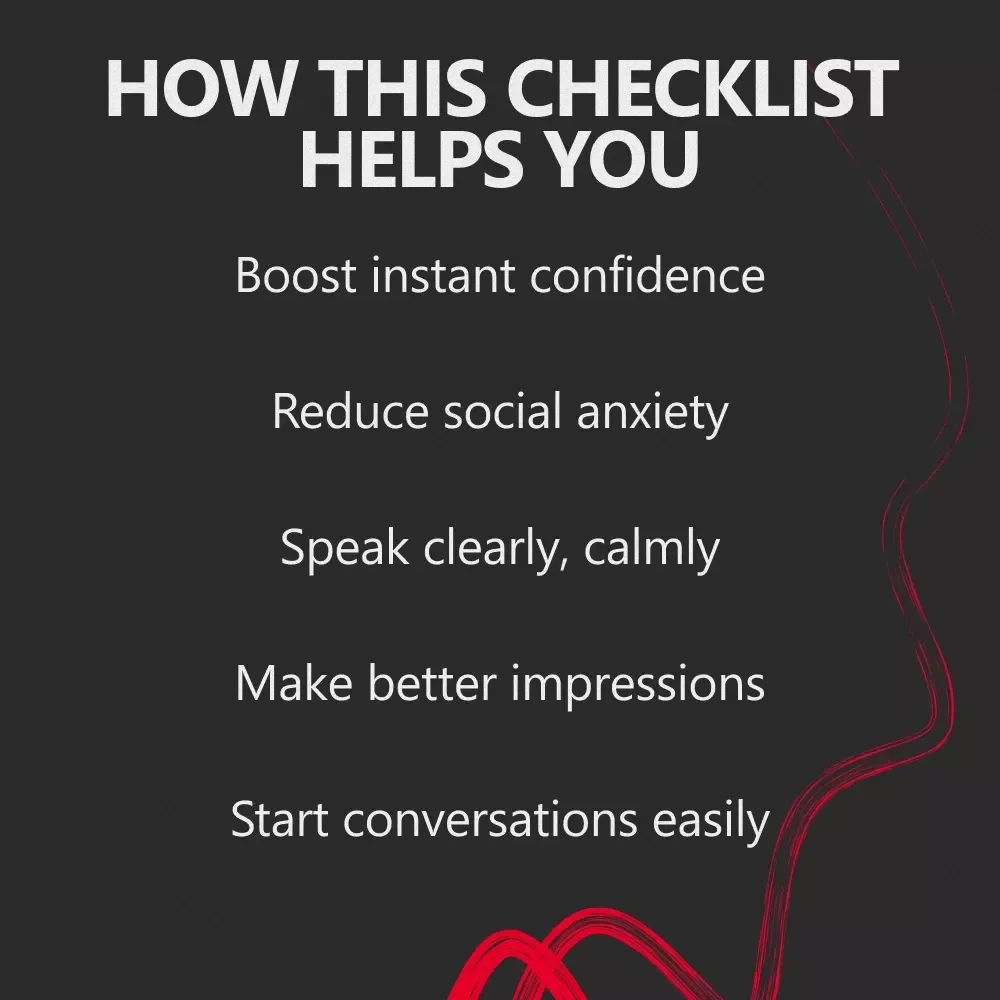 Confident Self-Introduction Checklist – Simple Guide on how to introduce yourself to anyone confidently | Instant Digital Download