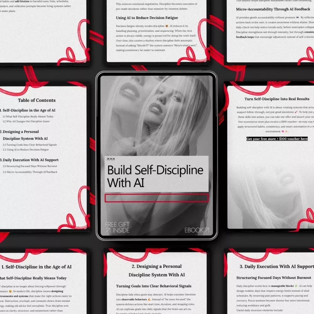 Build Self-Discipline With AI: A Guide to Achieving Focus, Consistency & Motivation